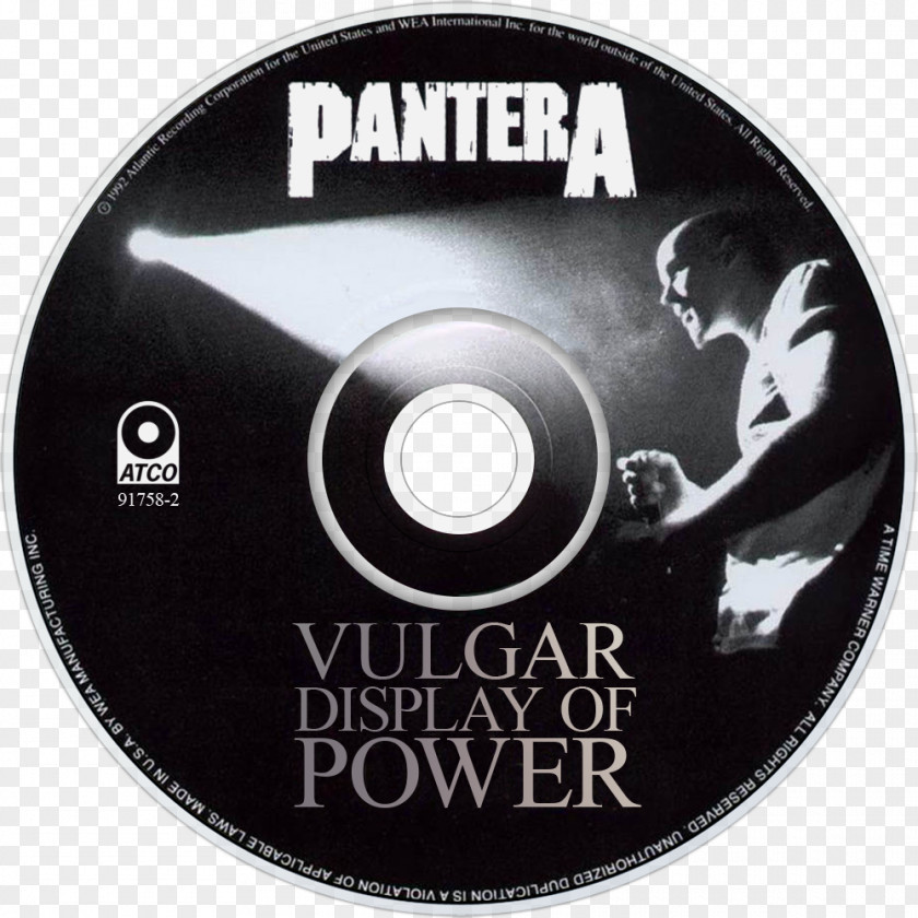 Power Display Compact Disc Vulgar Of Mouth For War Pantera Album PNG