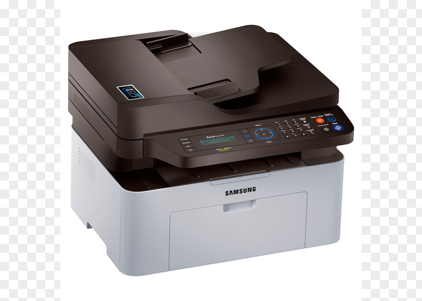Printer Samsung Xpress SL-M2070FW Multi-function Toner Printing PNG
