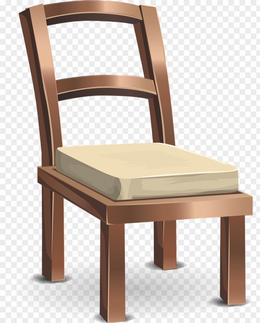 Square Armchair Table Chair Hardwood Garden Furniture PNG