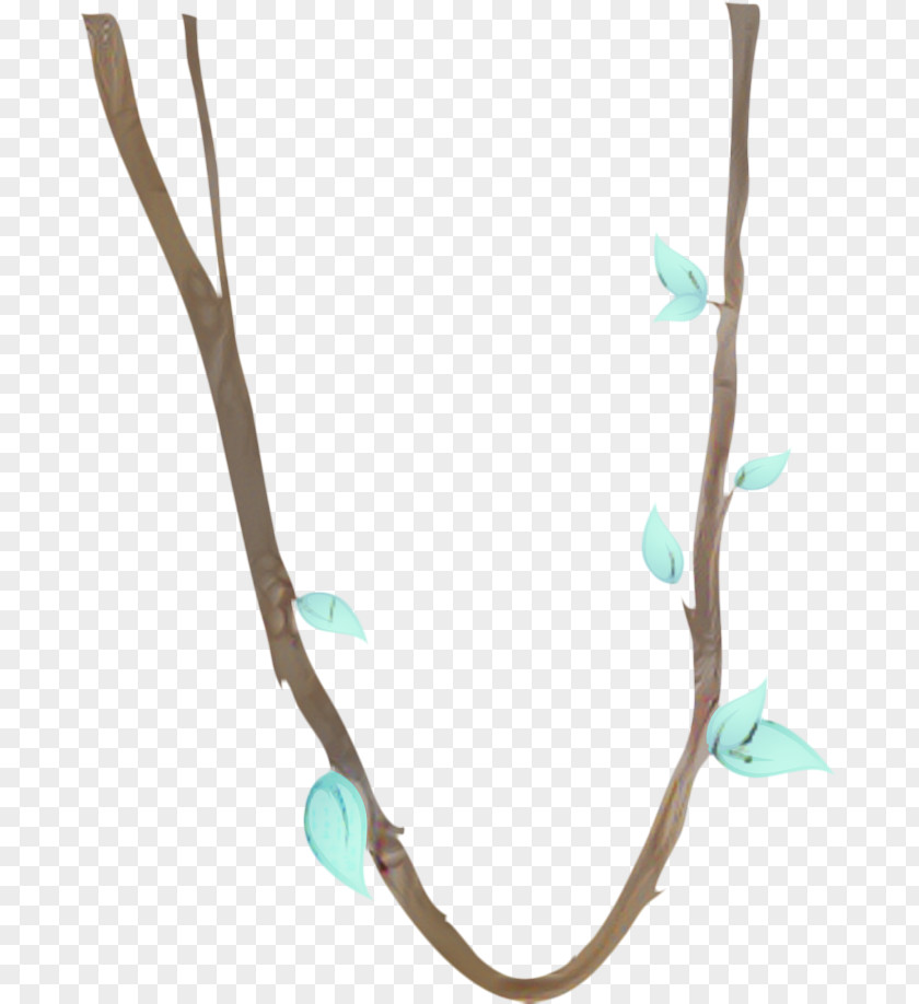 Jewellery Branch Turquoise PNG