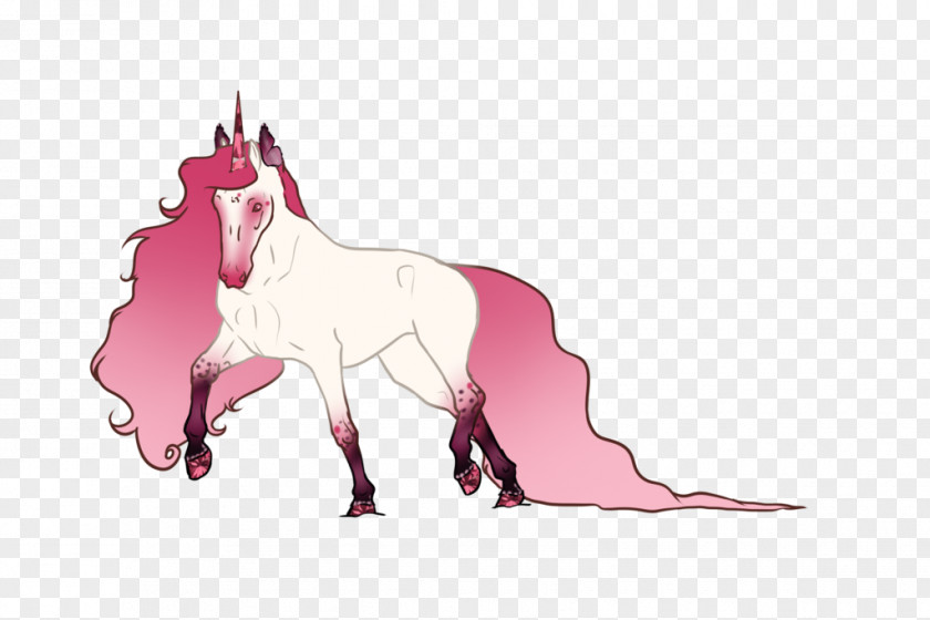 Mustang Donkey Mane Pack Animal Unicorn PNG