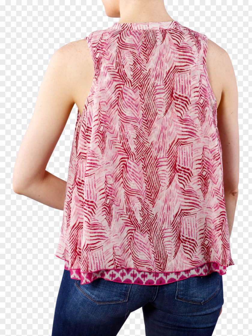 Printed T Shirt Red Blouse Shoulder Pink M Sleeve Dress PNG