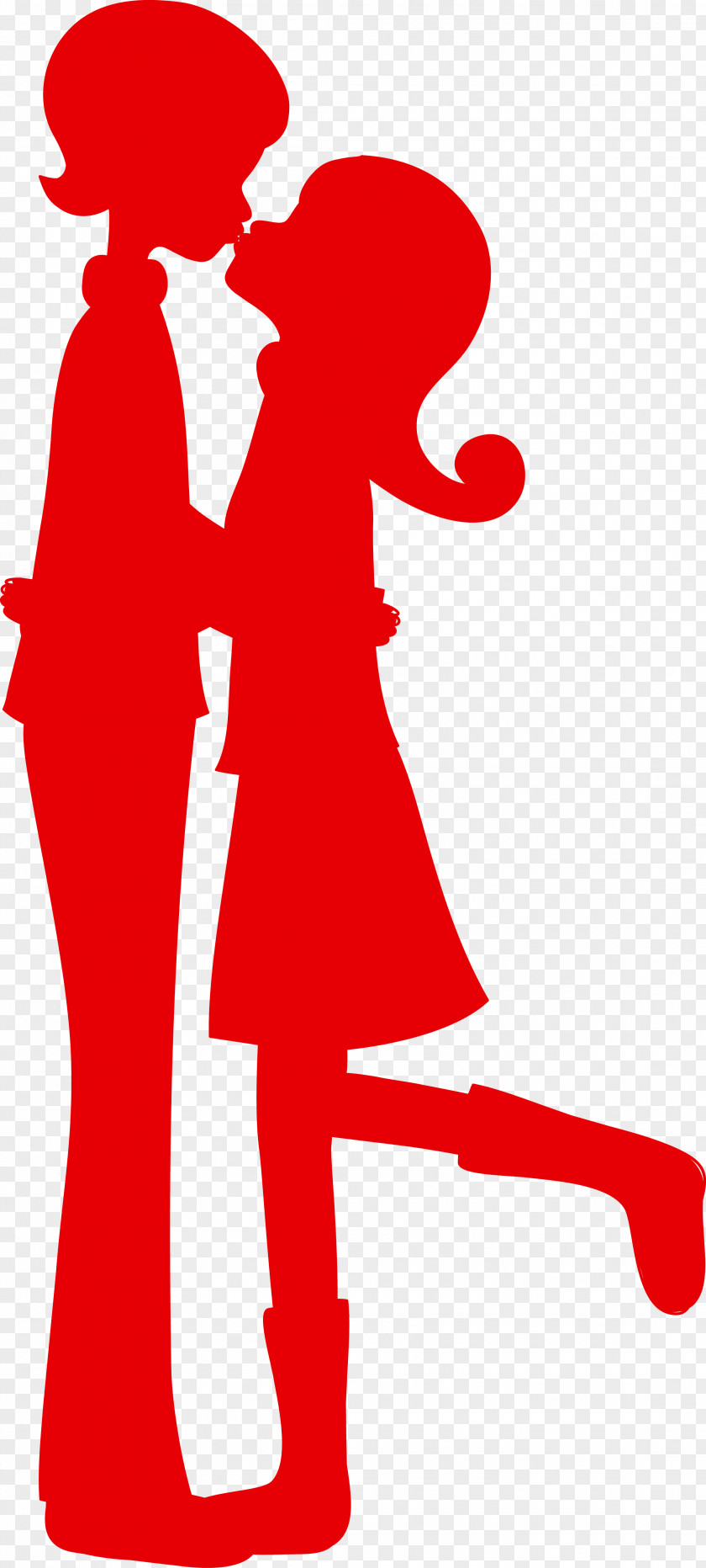 Two People Kissing Couple Euclidean Vector Clip Art PNG