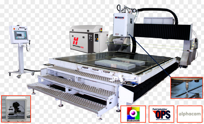 Waterjet Machine Water Jet Cutter Cutting Tool Computer Numerical Control PNG