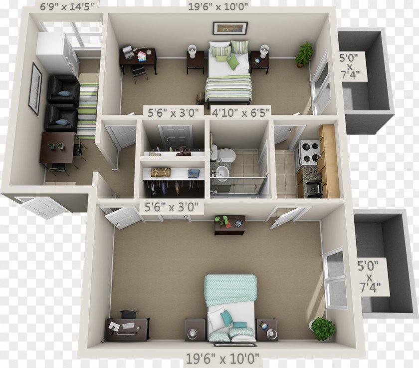Park Floor Plan Apartment House Renting PNG