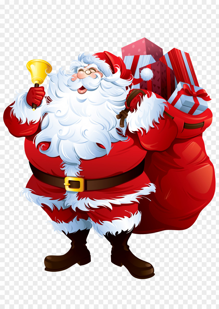 Santa Claus Rudolph Christmas Clip Art PNG