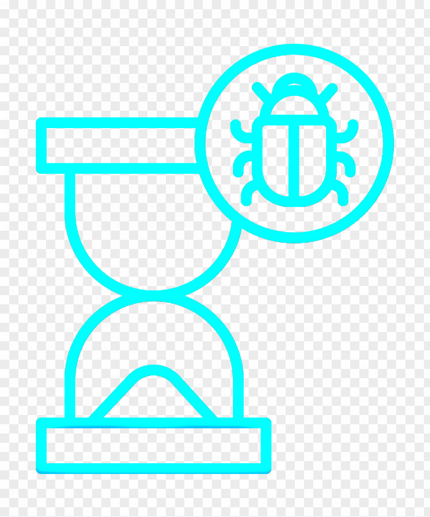 Seo And Web Icon Hourglass Cyber PNG