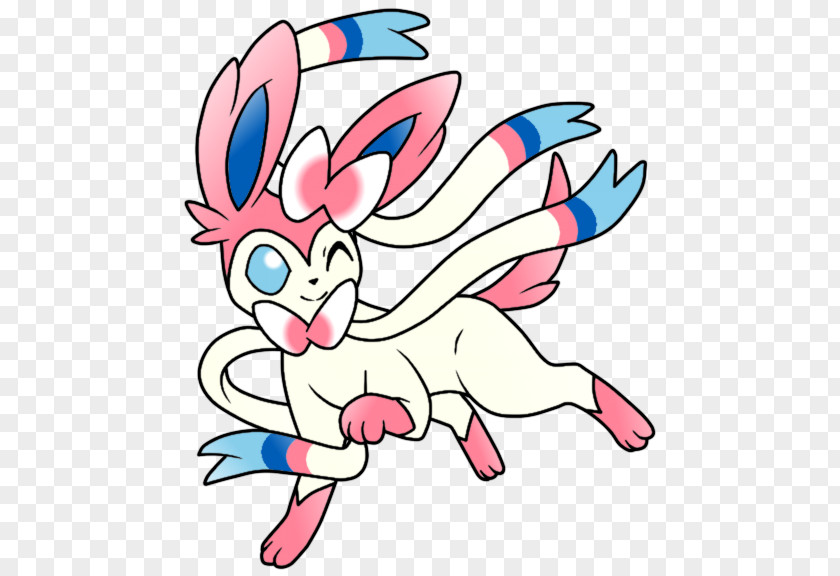 Sylveon Pokémon Line Art Clip PNG