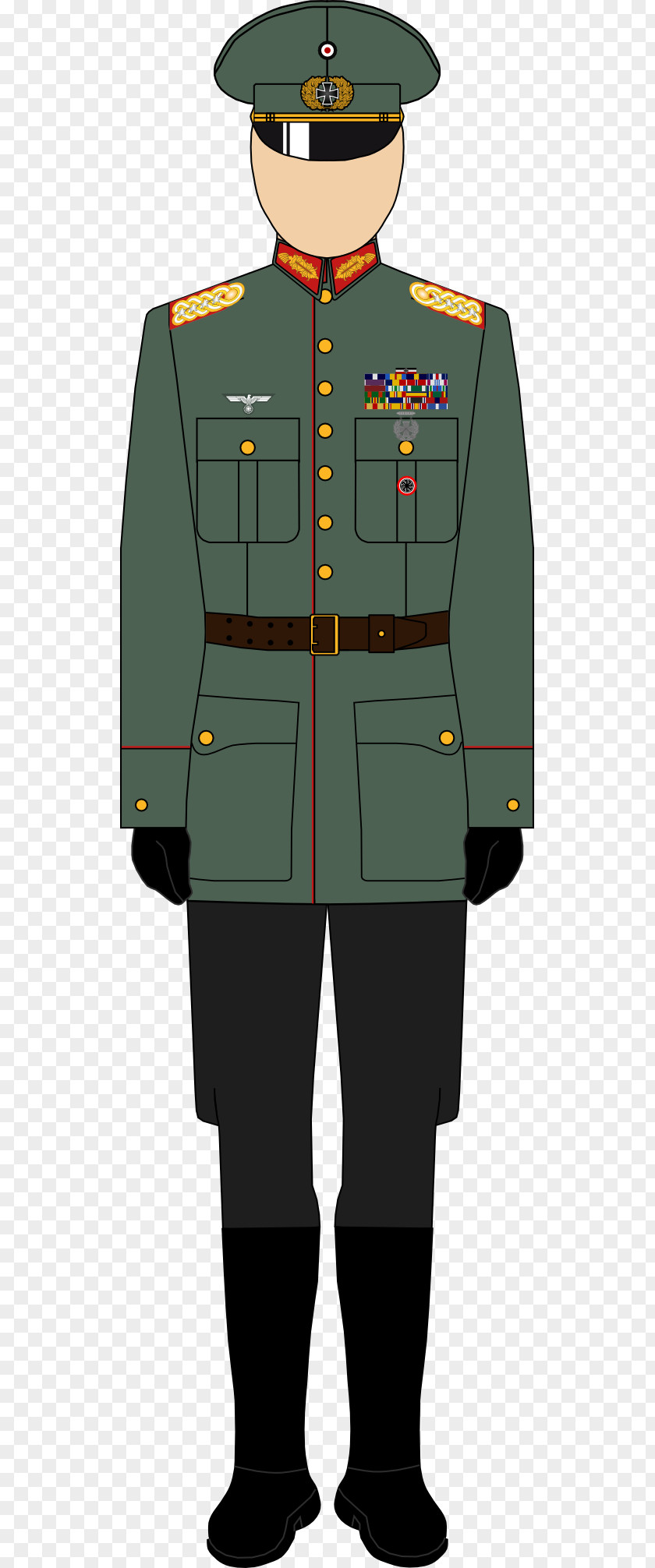 Uniform Military Army Officer Dress General PNG
