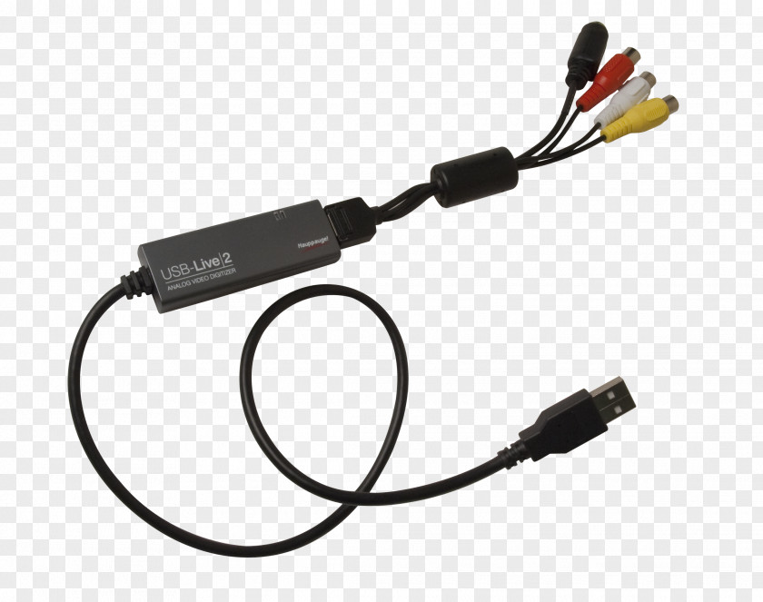 Usb Cable Hauppauge Digital Video Capture USB Analog Signal S-Video PNG