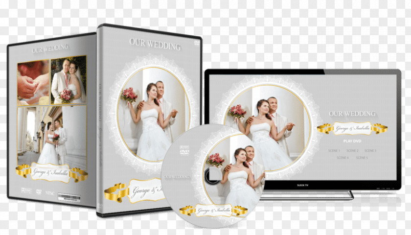 Wedding DVD Marriage Cover Art PNG
