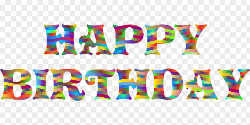 Birthday Happy Color Text Image PNG