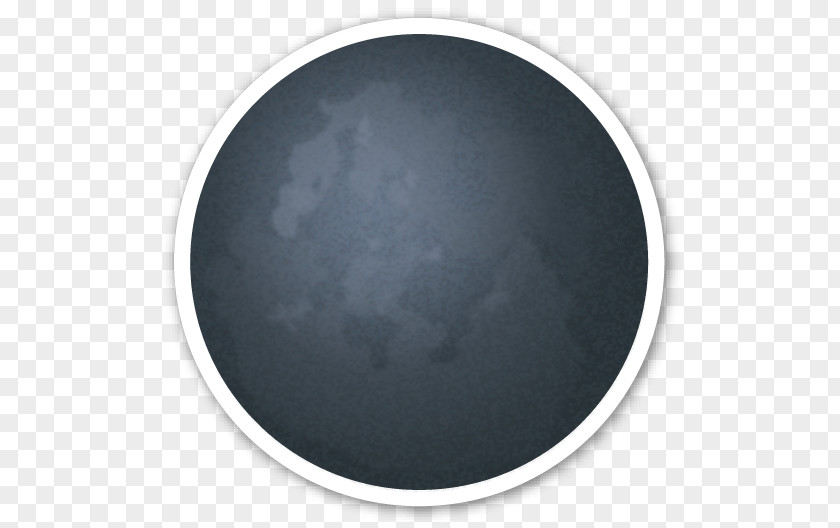 Flat Lay Real Object Sticker Emoji Symbol Emoticon New Moon PNG
