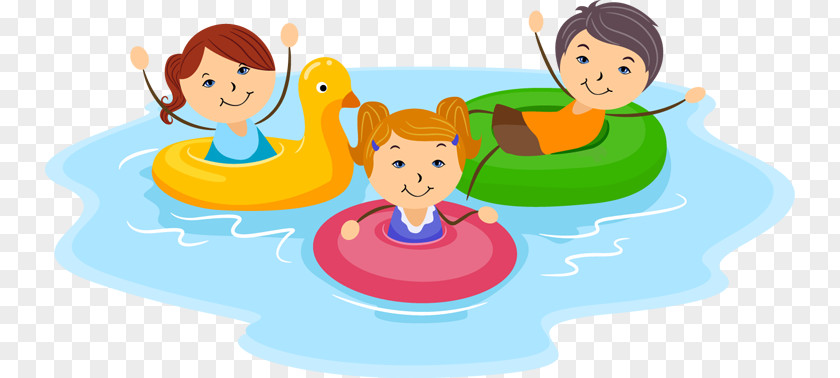 Swimming Child Clip Art PNG