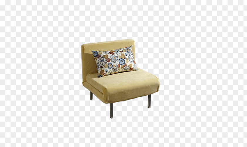 Yellow Armchair Loveseat Chair Couch PNG