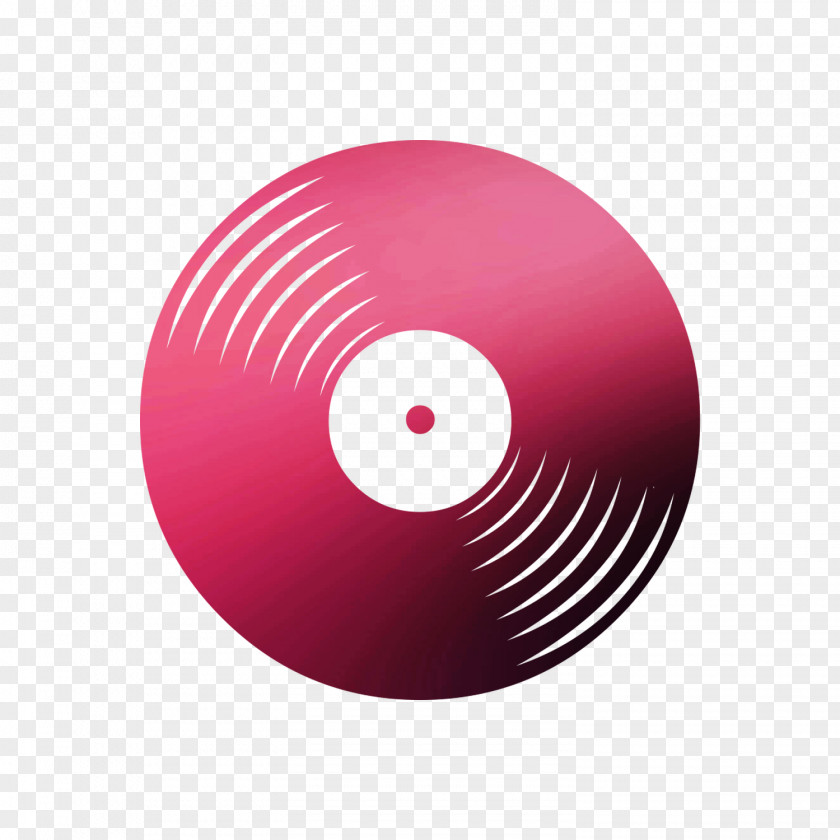Compact Disc Product Design Magenta PNG