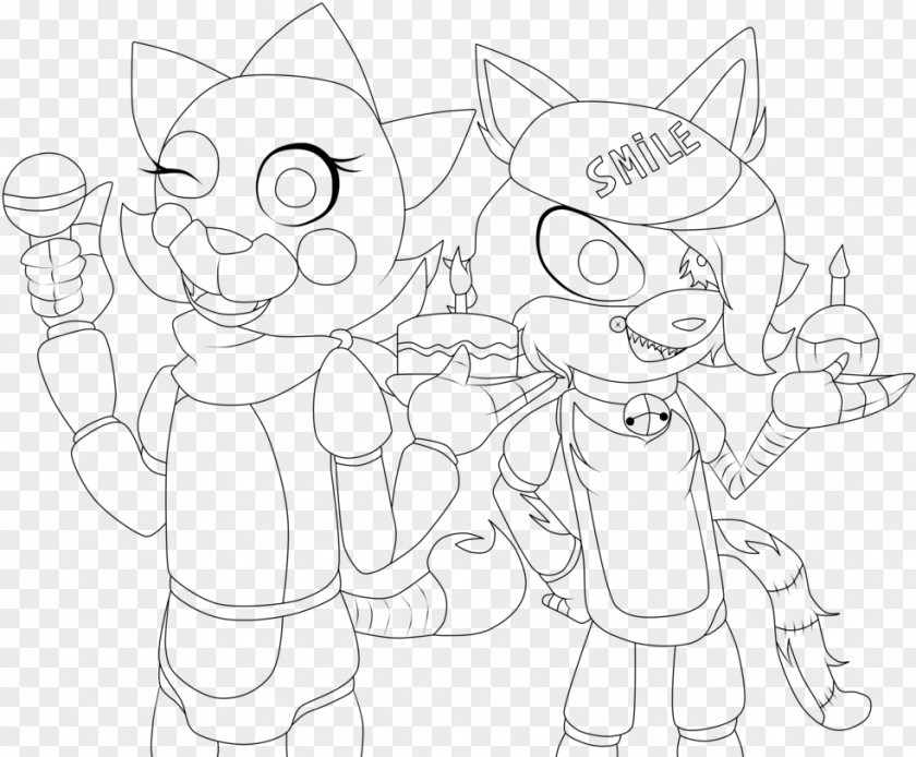 Painting Five Nights At Freddy's 2 Freddy's: Sister Location 4 Line Art PNG