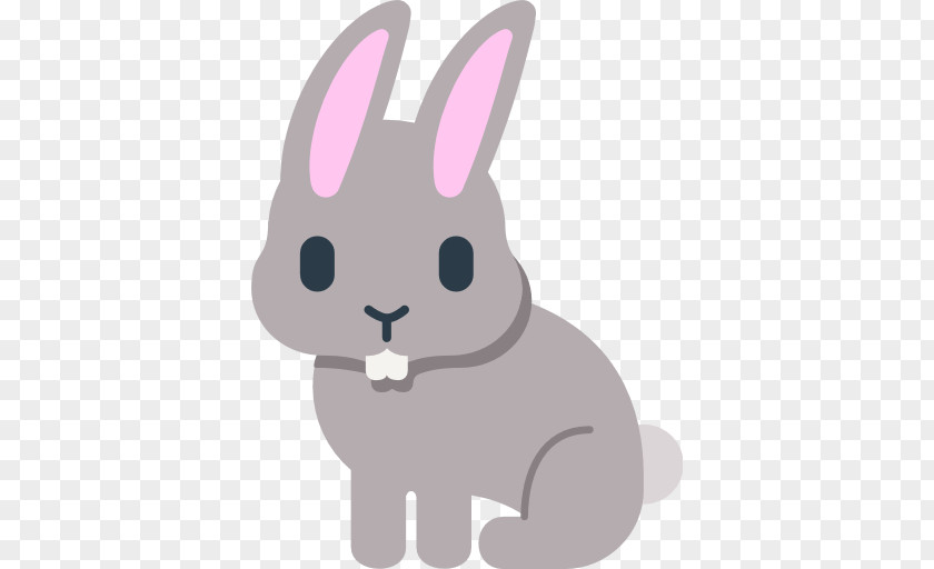 Rabbit Hare Easter Bunny Domestic Emoji PNG