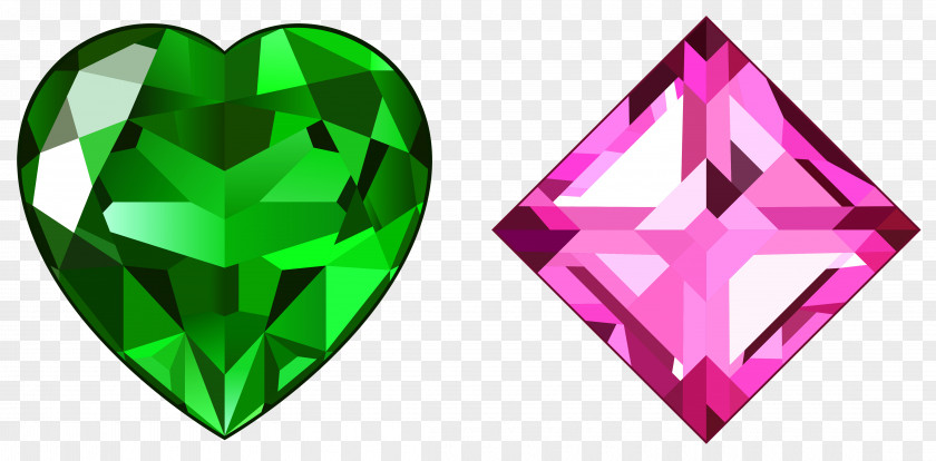 Transparent Green And Pink Diamonds Clipart Diamond Stock Photography Clip Art PNG