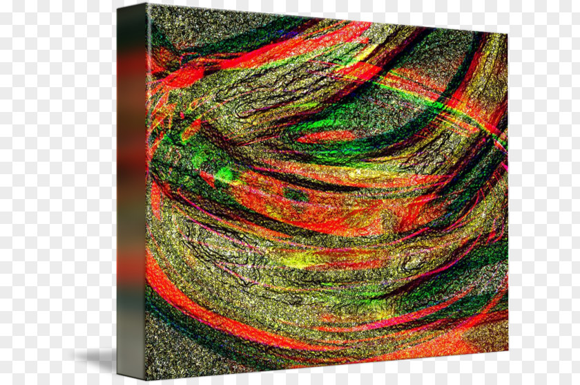 Fibre Optic Yarn Gallery Wrap Canvas Wool Art PNG