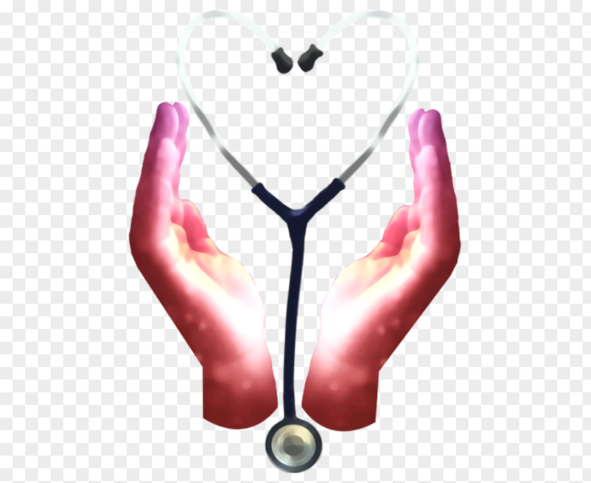 Heart Product Design Stethoscope Pink M PNG