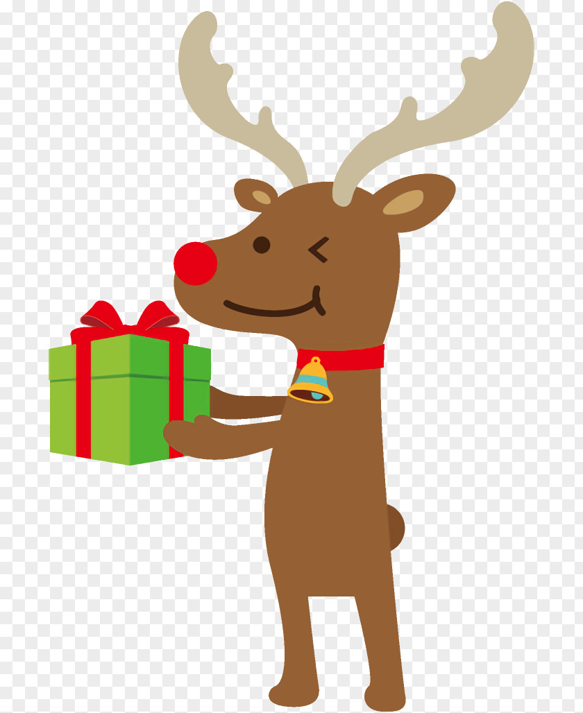 Fawn Tail Reindeer Christmas PNG