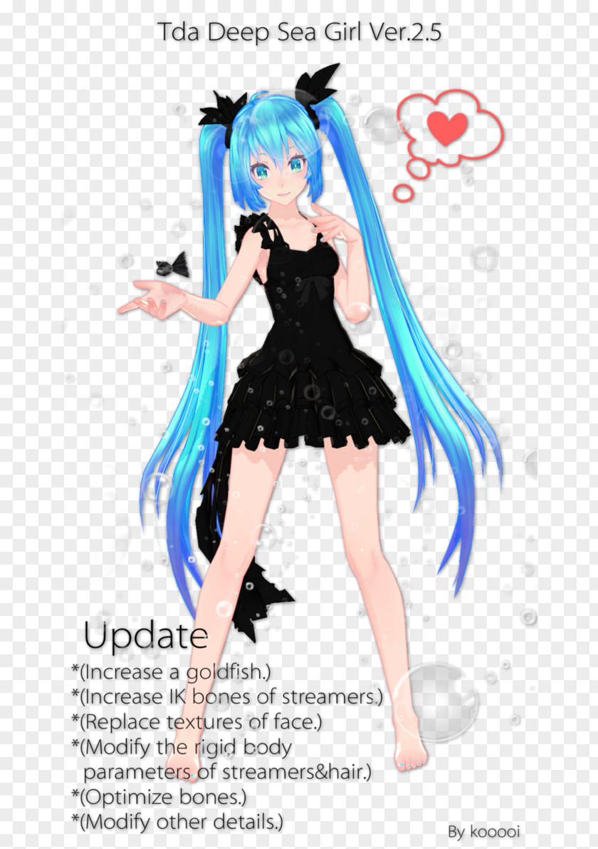 Hatsune Miku MikuMikuDance Sea Vocaloid Underwater PNG