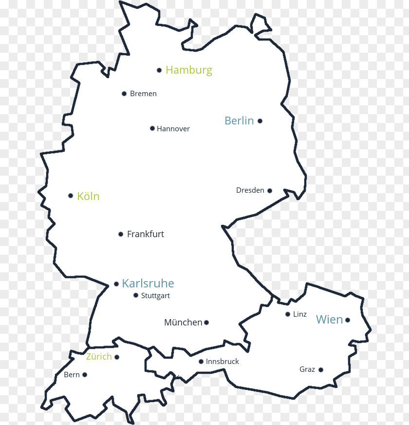 Map Blank Germany Information Real Estate Technology PNG
