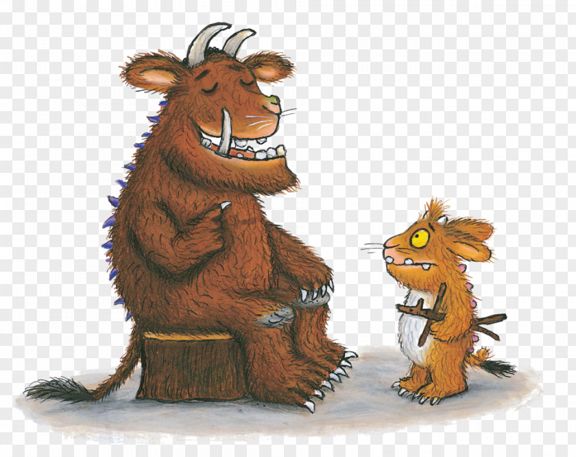 Q Version Of The Lovely Owl Gruffalo's Child My First Animal Fun Sticker Book Stick Man PNG