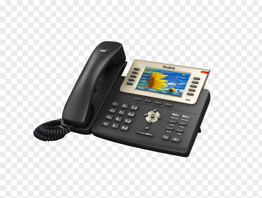 Sip VoIP Phone Yealink W52H SIP-T29G Session Initiation Protocol Telephone PNG