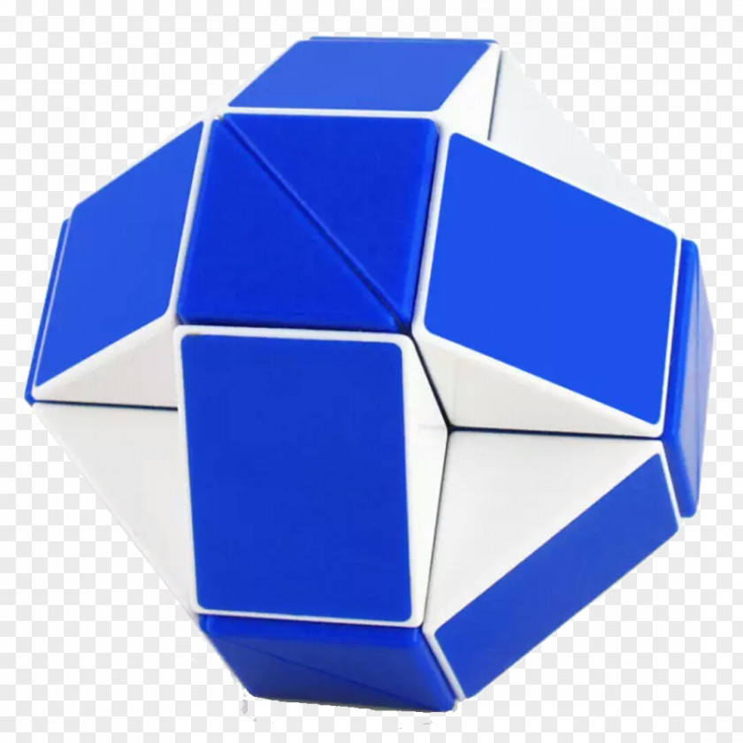Blue Cube Rubiks Snake U4e09u9636u9b54u65b9 Toy PNG