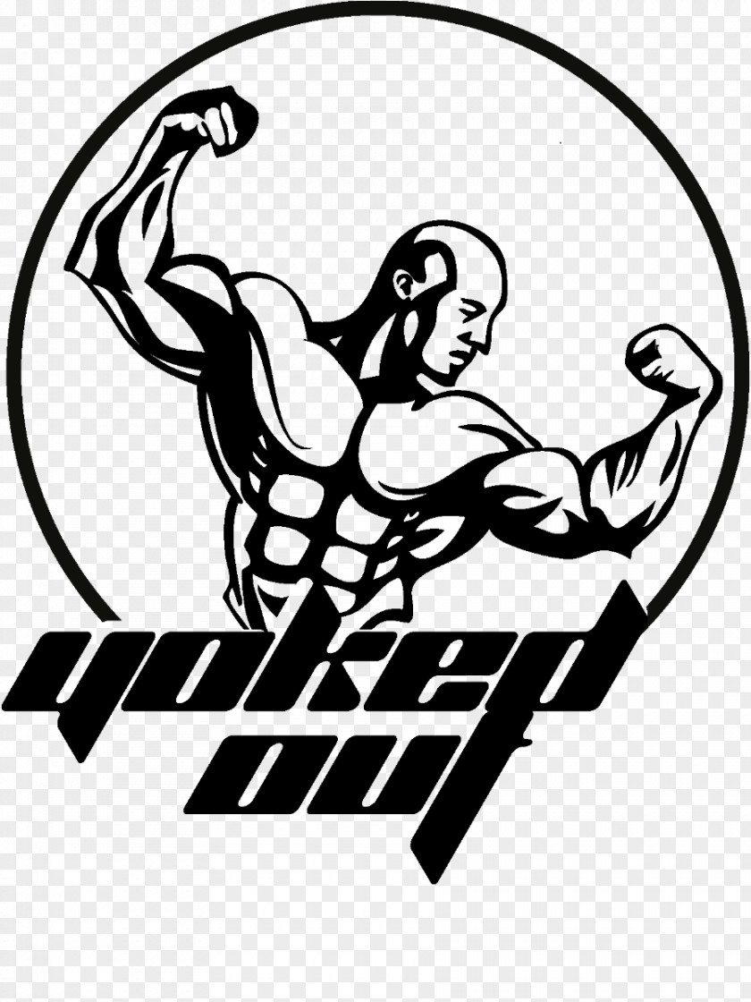 Bodybuilding Clip Art Logo Graphic Design PNG