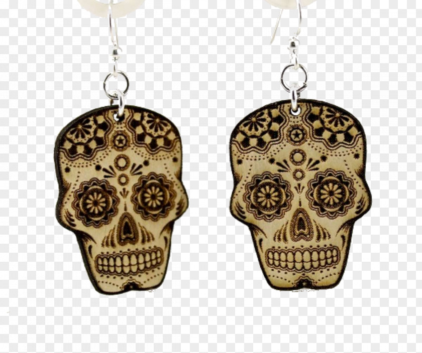 Earring Calavera Jewellery Day Of The Dead Skull PNG
