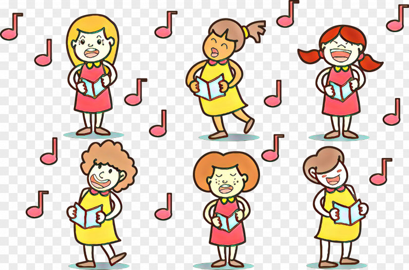 Interaction Pink Cartoon People Child Social Group PNG