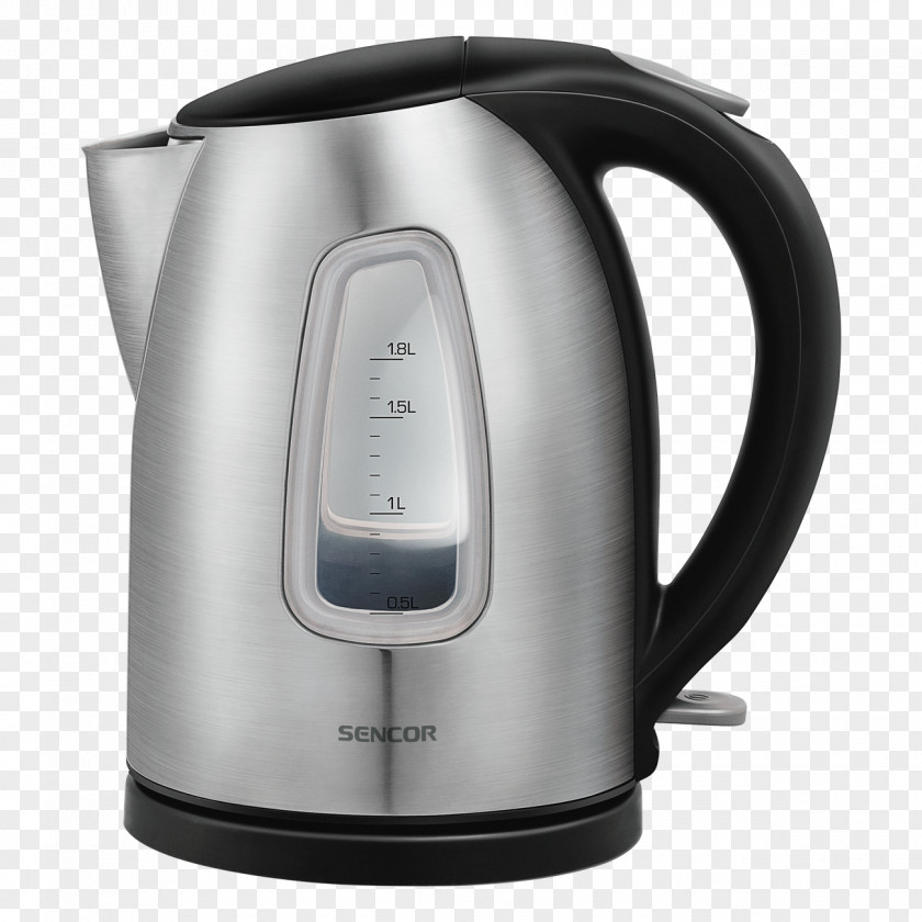 Kettle Electric Water Boiler Stainless Steel Sencor PNG