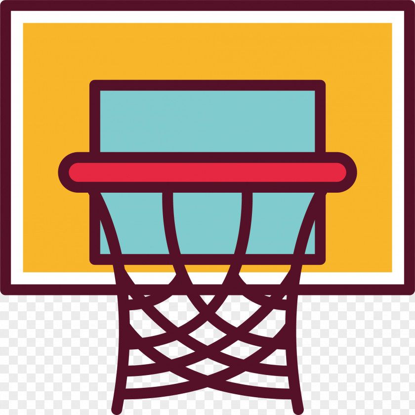 Lovely Basketball Box Icon Clip Art PNG