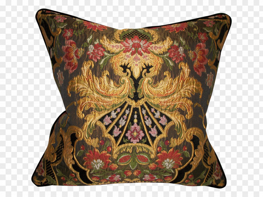 Pillow Throw Pillows Cushion Chenille Fabric Textile PNG