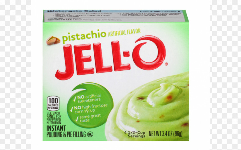 Sugar Pistachio Pudding Gelatin Dessert Stuffing Jell-O Instant PNG