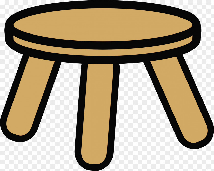 Bar Stool Furniture Clip Art Table Yellow PNG