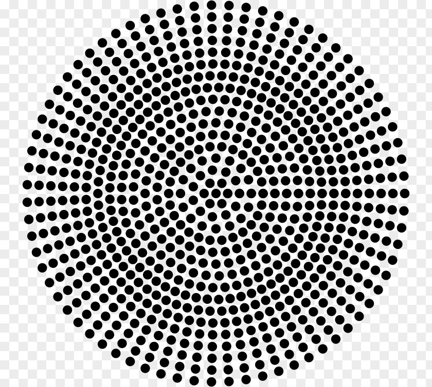 Dots Circle Pattern PNG