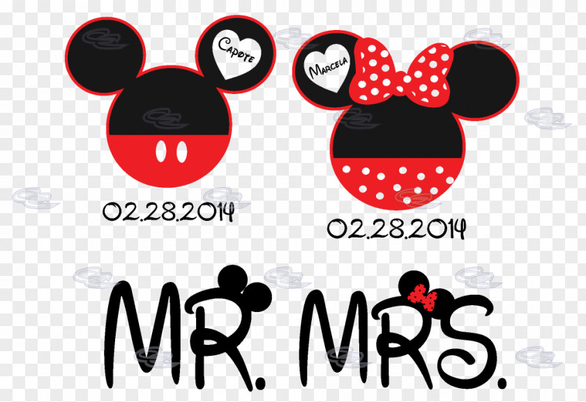 Mr Mickey Mouse Minnie T-shirt Hoodie Mrs. PNG