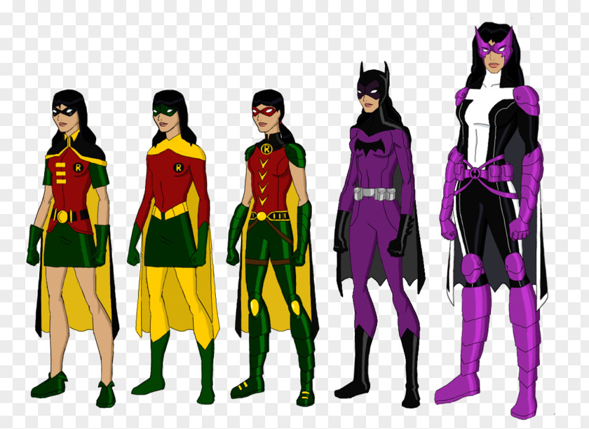 Robin Huntress Batman Batgirl Cassandra Cain PNG