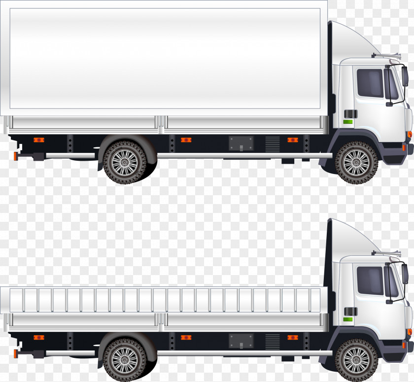 Vector Truck Car Van Transport PNG