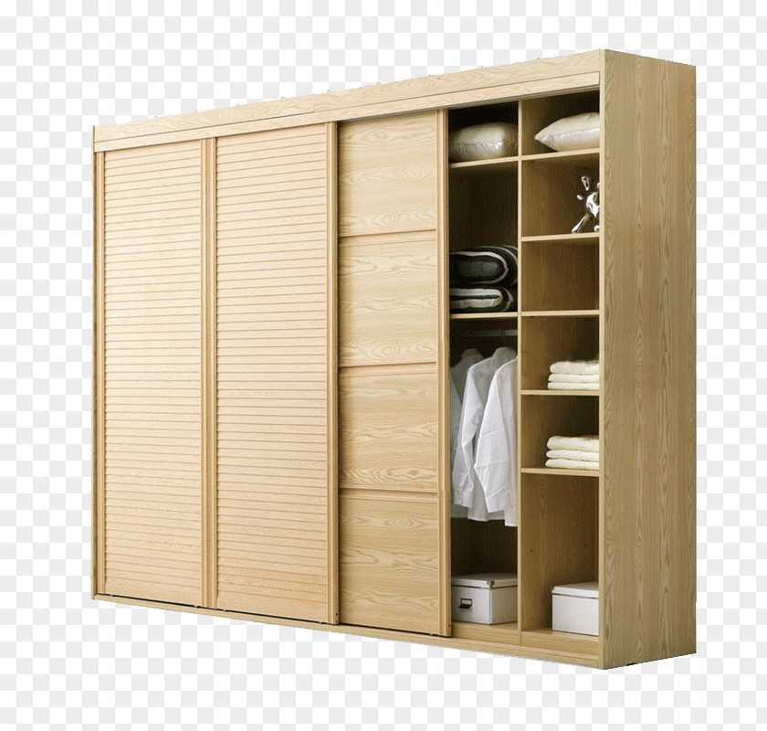 Wood Finishing Wardrobe Door Bedroom Modern Interior Design Services PNG