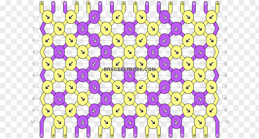 Friendship Bracelet Pattern Macramé PNG