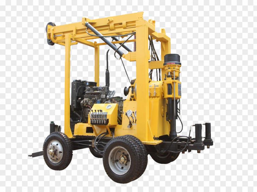 Inquiry Machine Drilling Rig Augers Well Water PNG