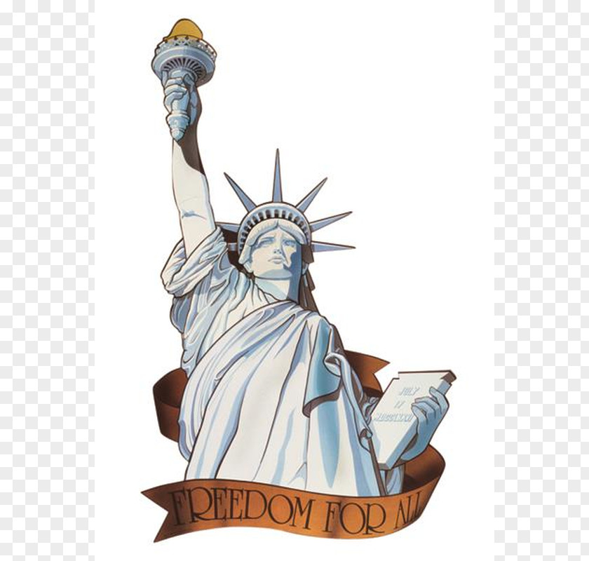 Statue Of Liberty Cut-out Hollywood Standee PNG