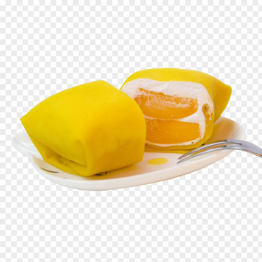 The Golden Durian Halberd Milkshake Mango Pomelo Sago Mousse PNG
