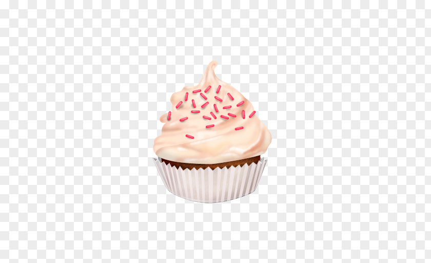 Vanilla Cupcake Petit Four Muffin Buttercream PNG