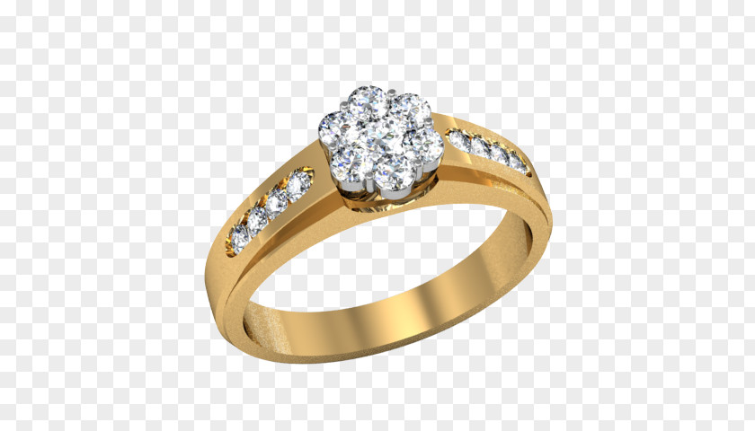Axonometric Engagement Ring Wedding Sortija PNG